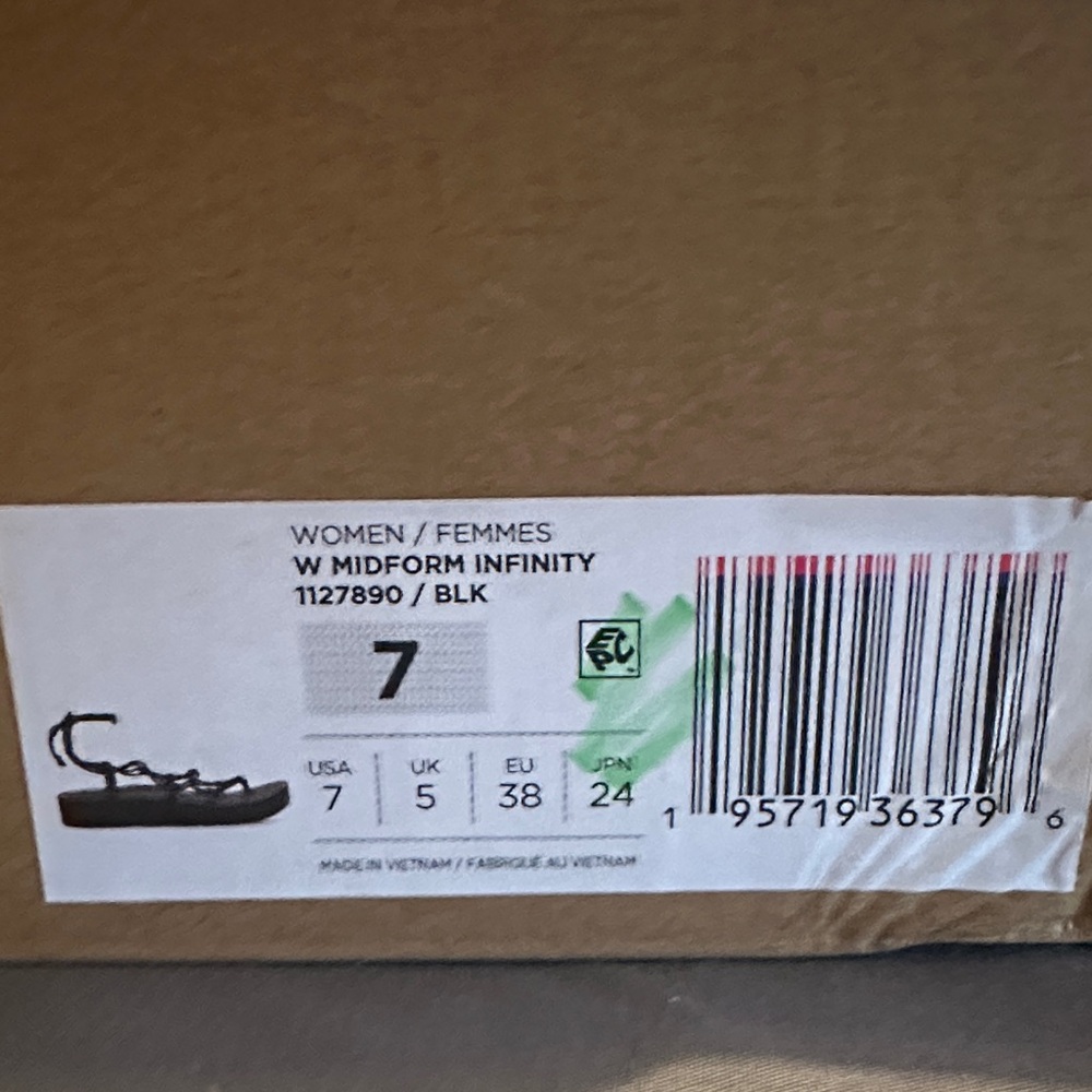 Teva Women's Black Midform Infinity Sandals